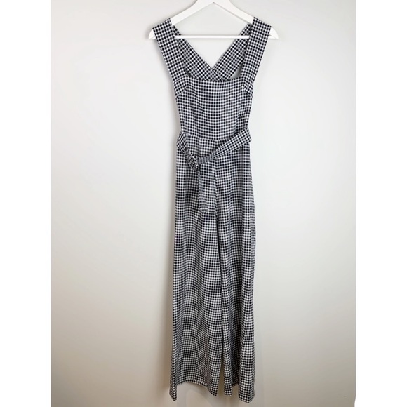 Capulet Paige jumpsuit in black gingham size small - Picture 2 of 7